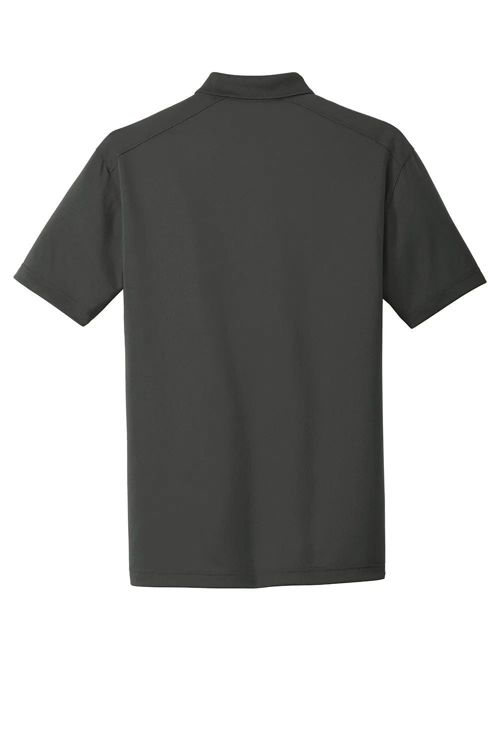CornerStone Mens Select Moisture Wicking Short Sleeve Polo Shirt - Charcoal Grey