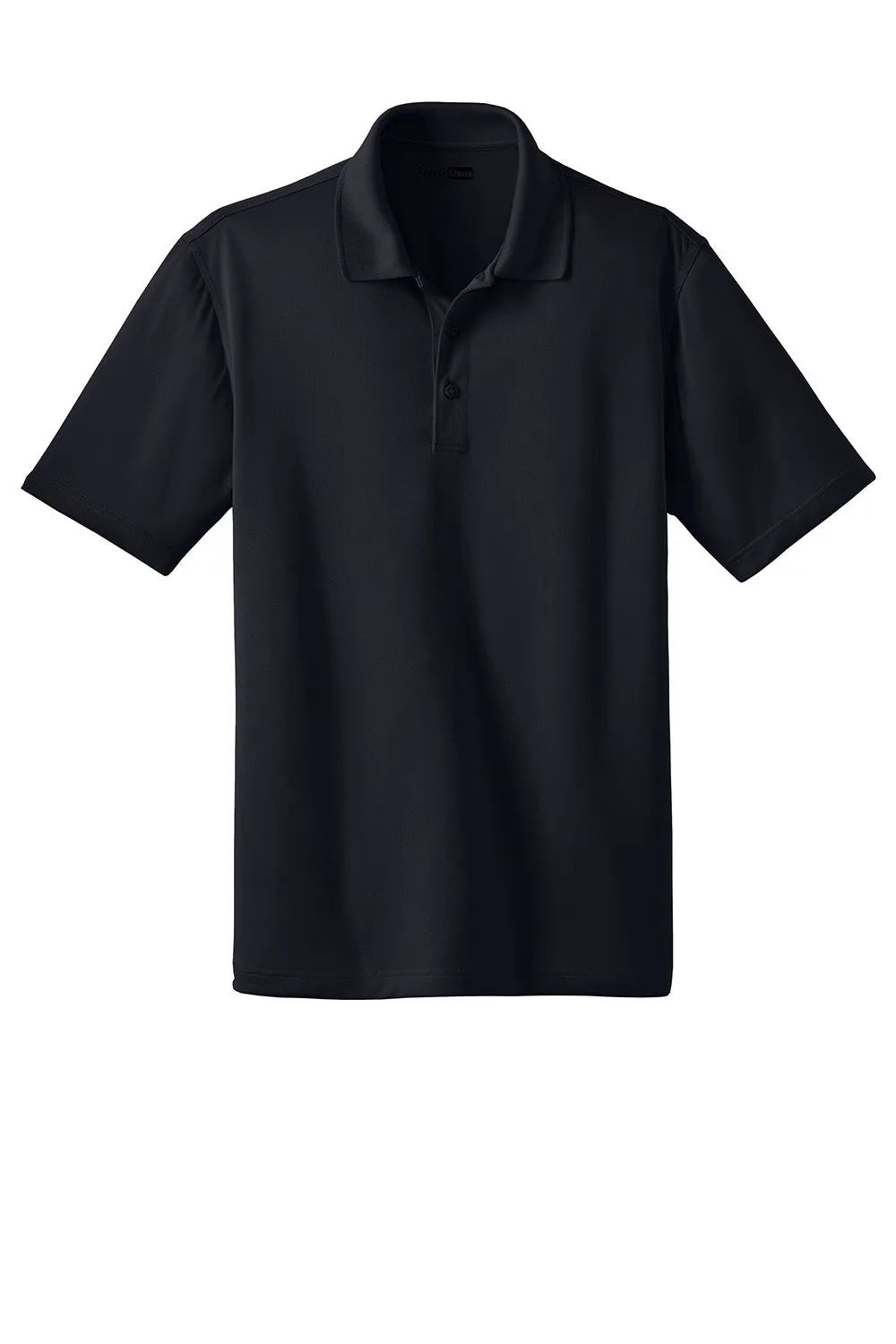 CornerStone Mens Select Moisture Wicking Short Sleeve Polo Shirt - Dark Navy Blue