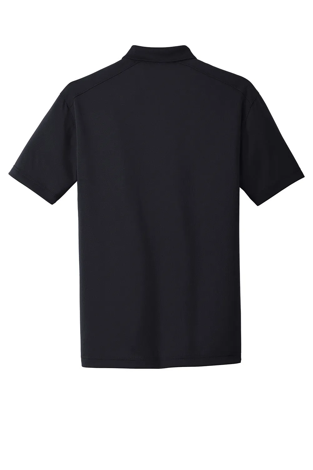 CornerStone Mens Select Moisture Wicking Short Sleeve Polo Shirt - Dark Navy Blue