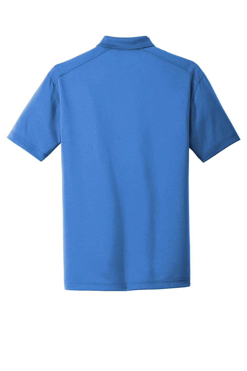 CornerStone Mens Select Moisture Wicking Short Sleeve Polo Shirt - Lake Blue