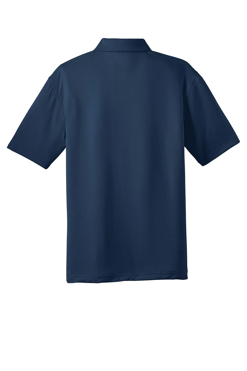 CornerStone Mens Select Moisture Wicking Short Sleeve Polo Shirt - Regatta Blue