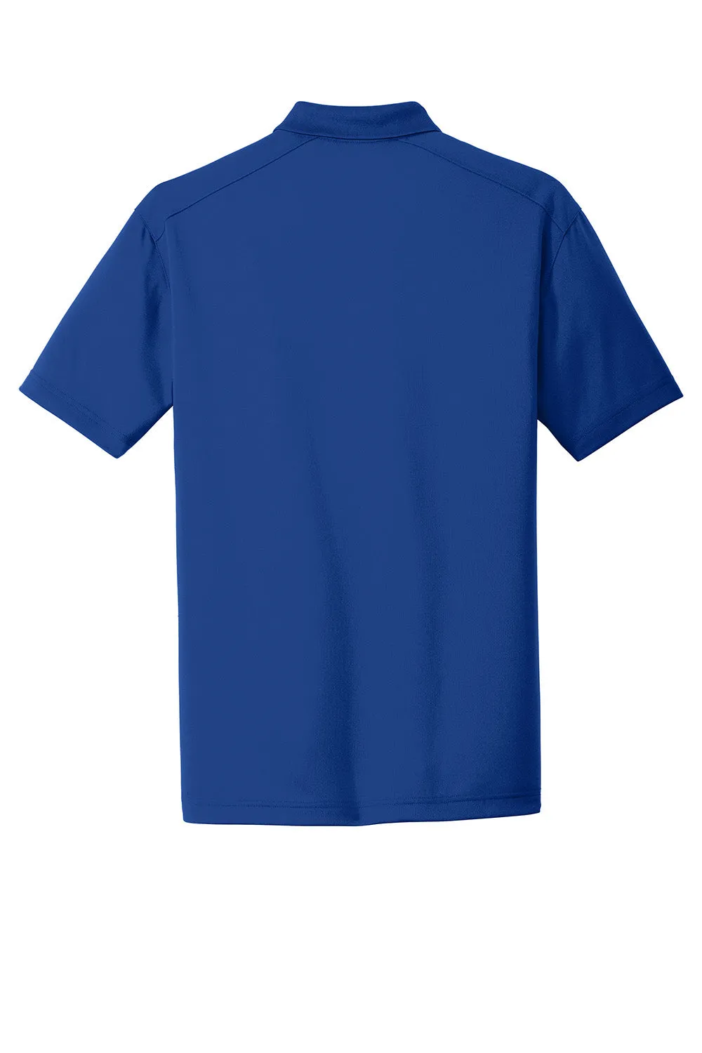 CornerStone Mens Select Moisture Wicking Short Sleeve Polo Shirt - Royal Blue