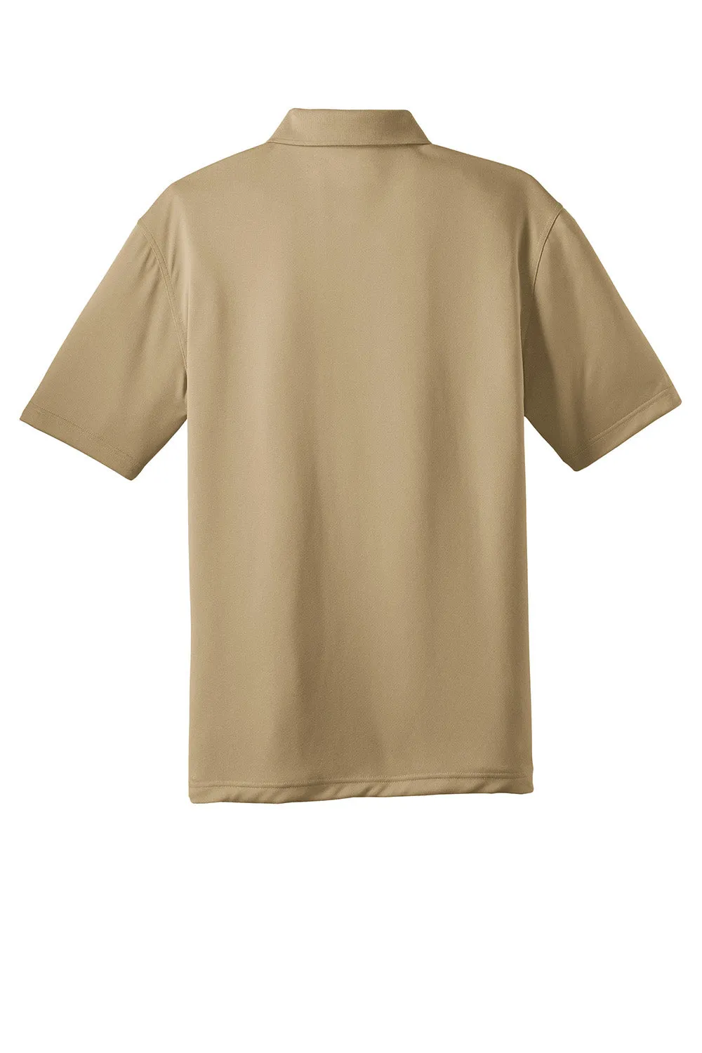 CornerStone Mens Select Moisture Wicking Short Sleeve Polo Shirt - Tan