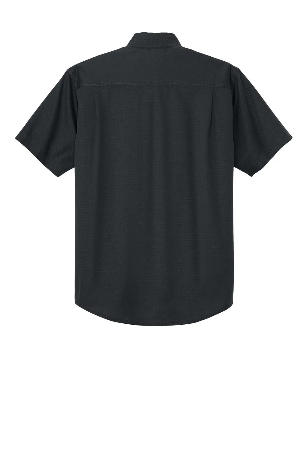 CornerStone Mens Select Ripstop Stain Resistant Short Sleeve Button Down Shirt w/ Pockets - Echo Steel Grey