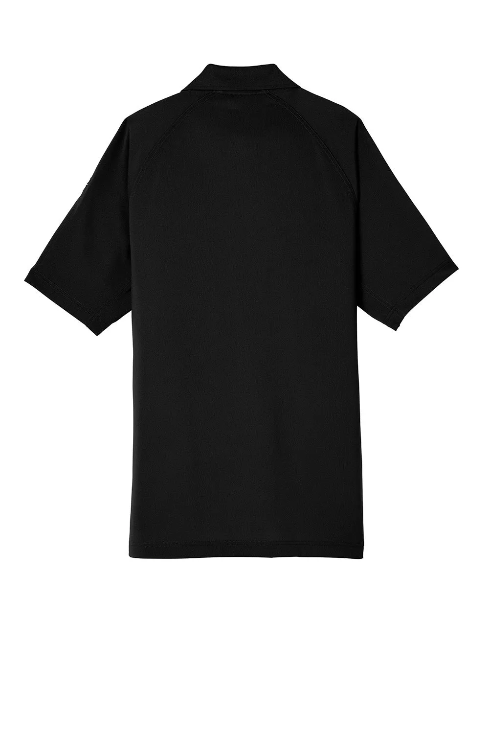 CornerStone Mens Select Tactical Moisture Wicking Short Sleeve Polo Shirt - Black