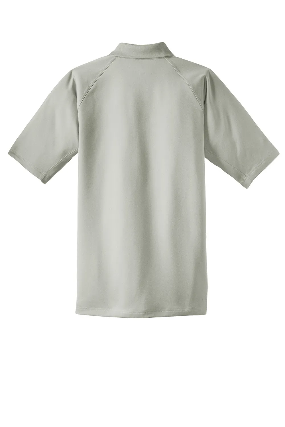 CornerStone Mens Select Tactical Moisture Wicking Short Sleeve Polo Shirt - Light Grey