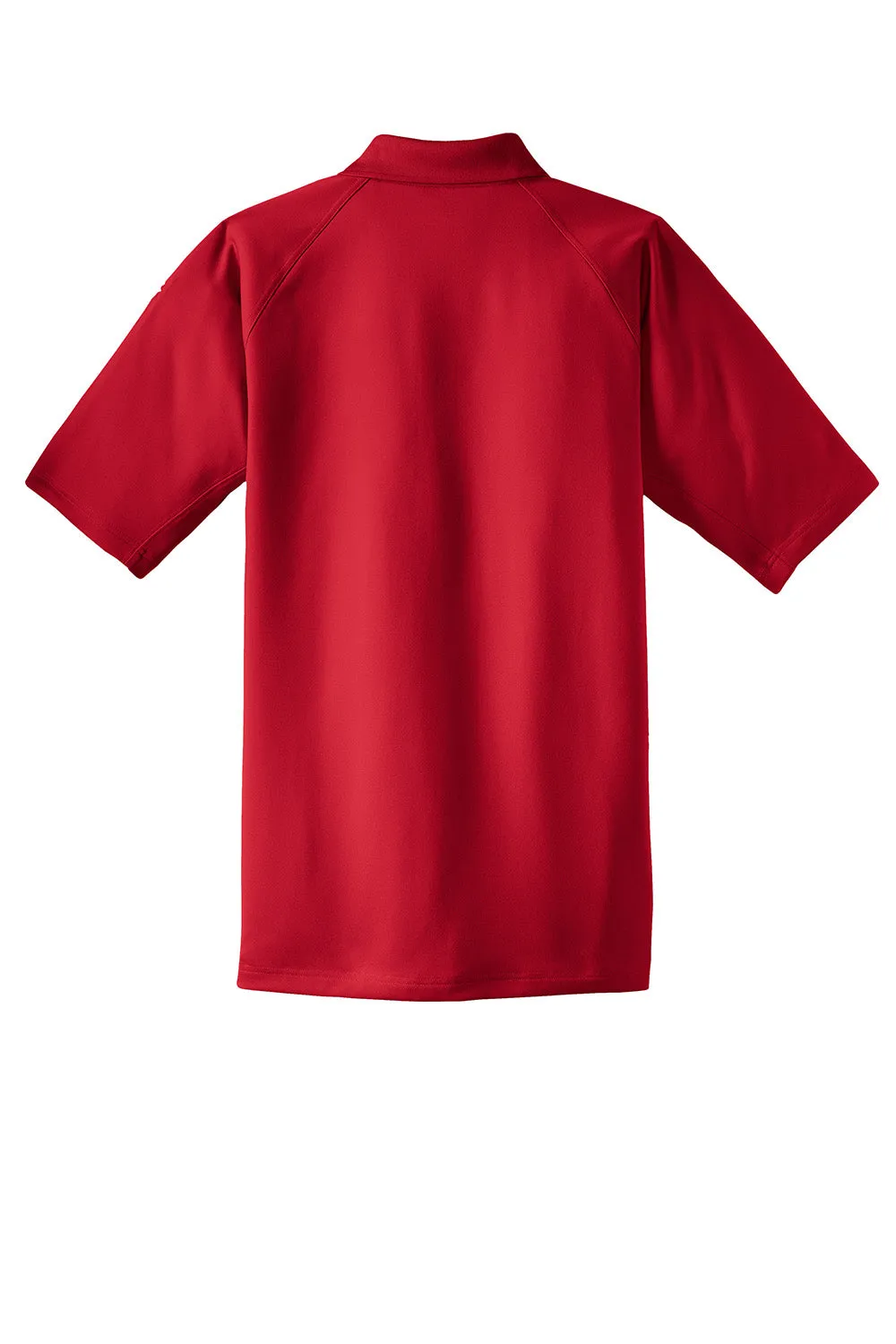 CornerStone Mens Select Tactical Moisture Wicking Short Sleeve Polo Shirt - Red