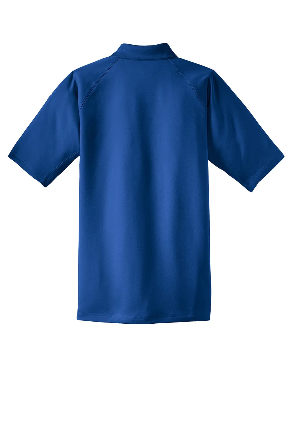CornerStone Mens Select Tactical Moisture Wicking Short Sleeve Polo Shirt - Royal Blue