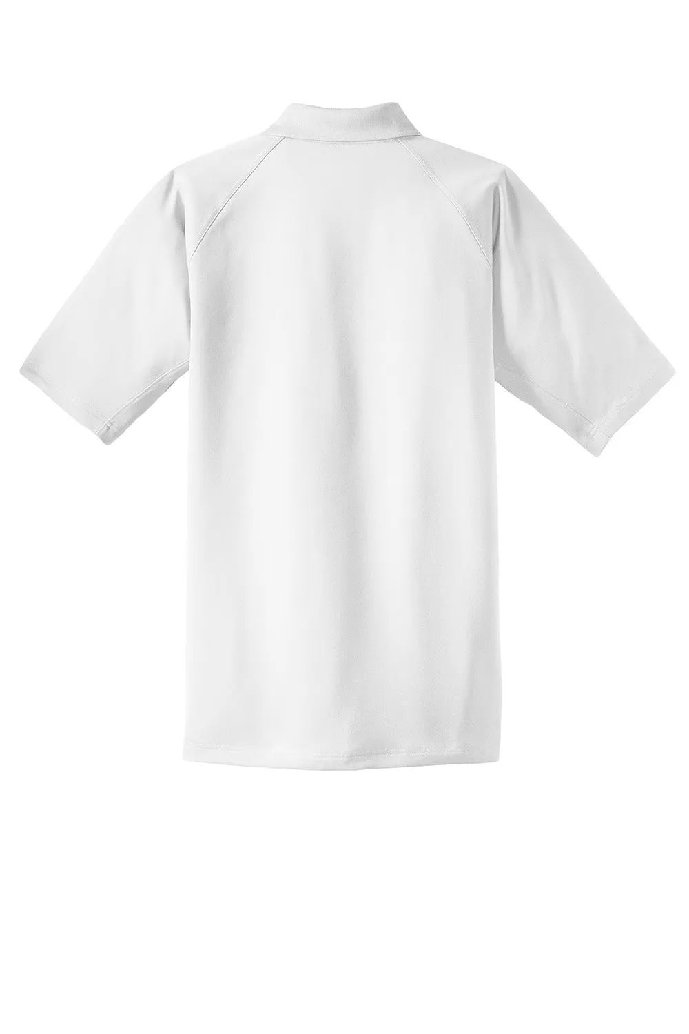 CornerStone Mens Select Tactical Moisture Wicking Short Sleeve Polo Shirt - White