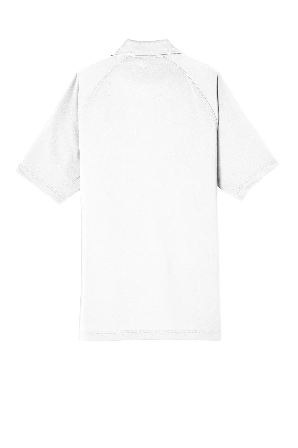 CornerStone Mens Select Tactical Moisture Wicking Short Sleeve Polo Shirt - White