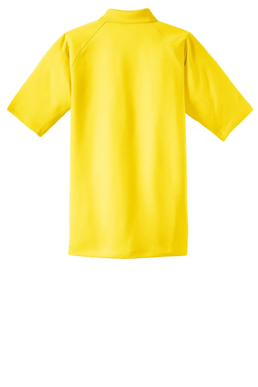 CornerStone Mens Select Tactical Moisture Wicking Short Sleeve Polo Shirt - Yellow
