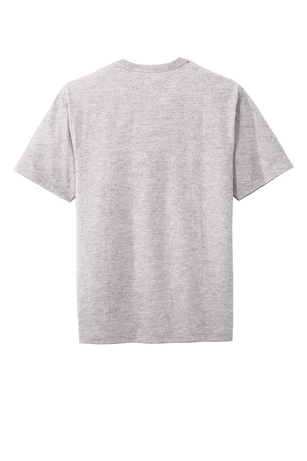 CornerStone Mens Short Sleeve Crewneck T-Shirt w/ Pocket - Heather Grey