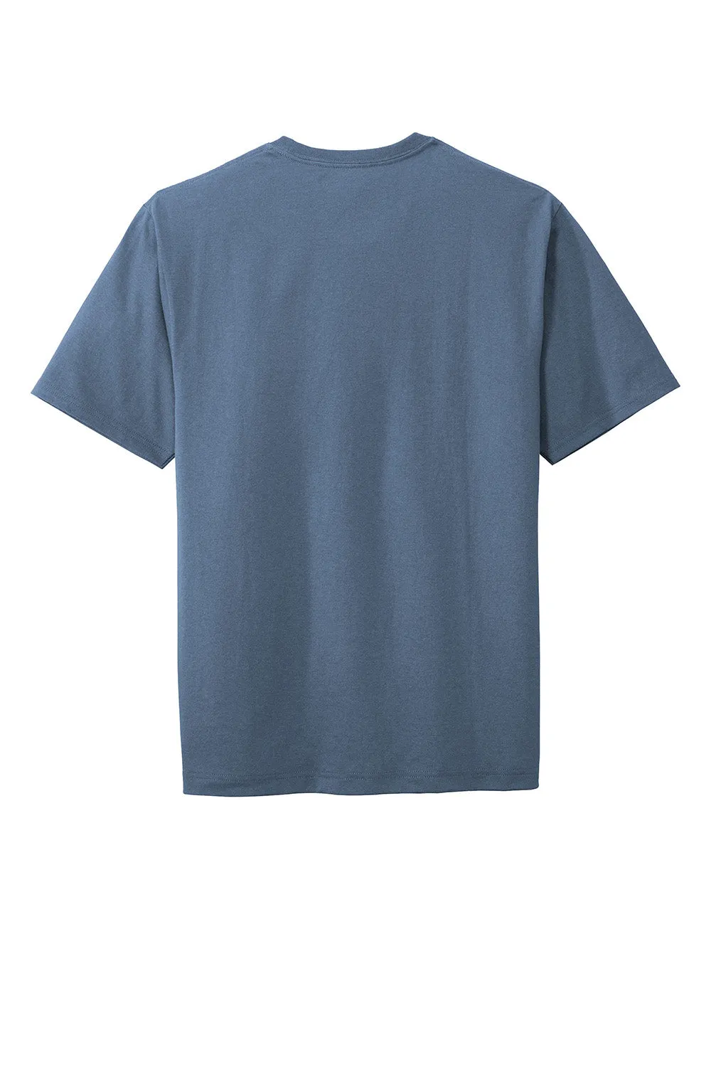 CornerStone Mens Short Sleeve Crewneck T-Shirt w/ Pocket - Regatta Blue