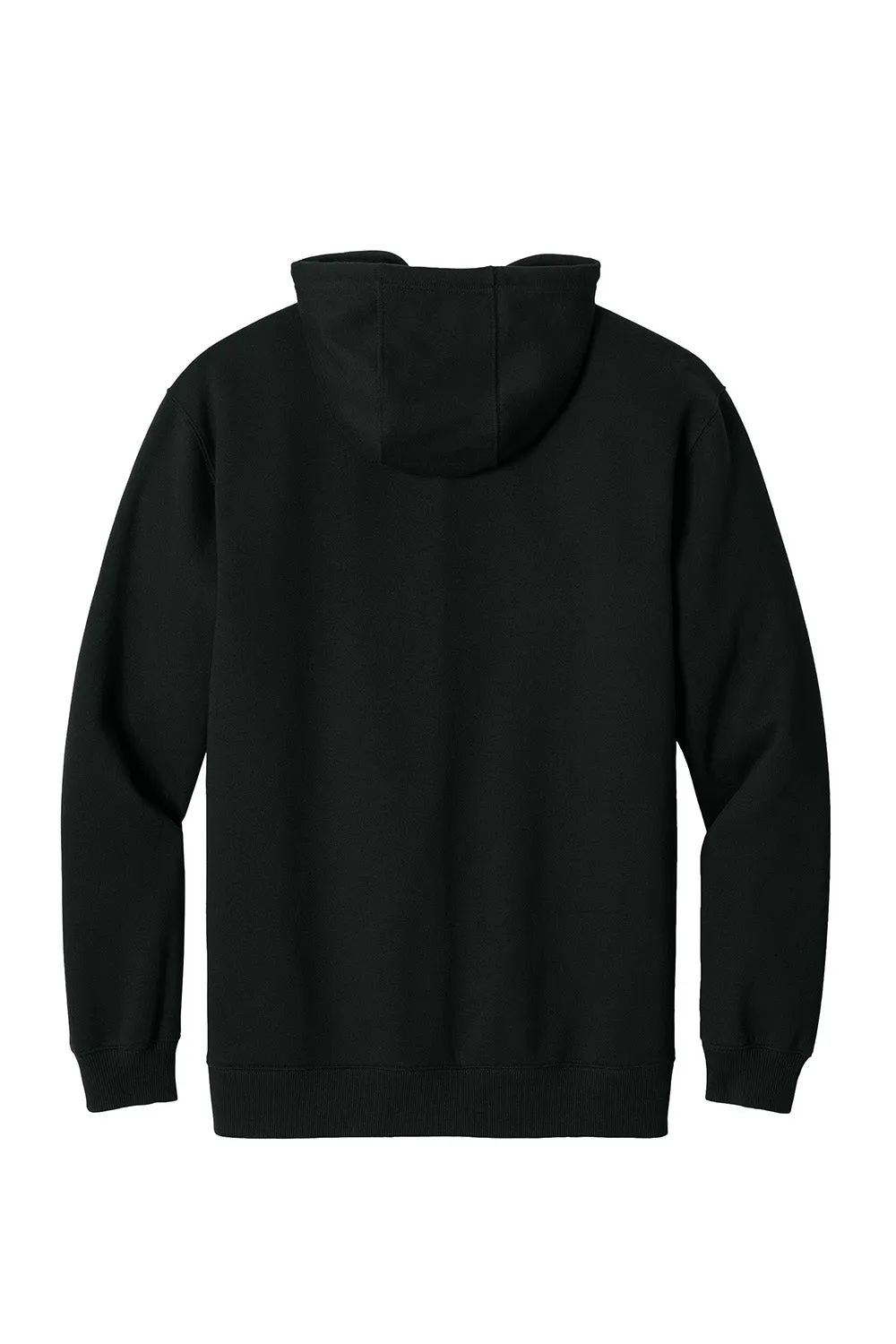 CornerStone Mens Tough Fleece Full Zip Hooded Sweatshirt Hoodie w/ Pockets - Black