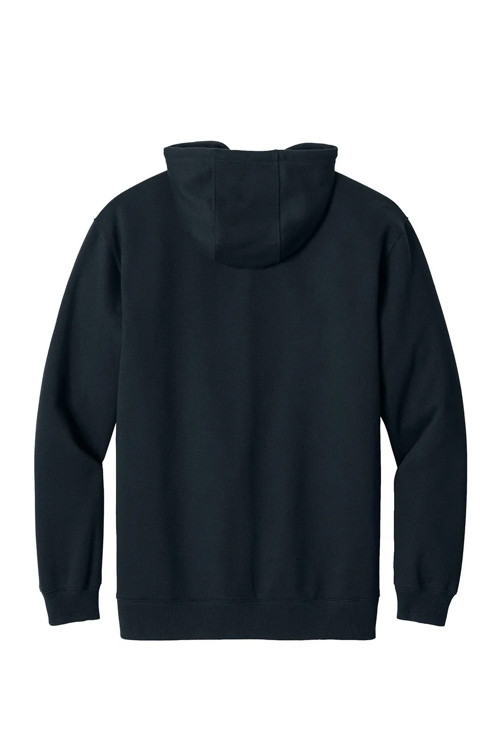 CornerStone Mens Tough Fleece Full Zip Hooded Sweatshirt Hoodie w/ Pockets - Navy Blue