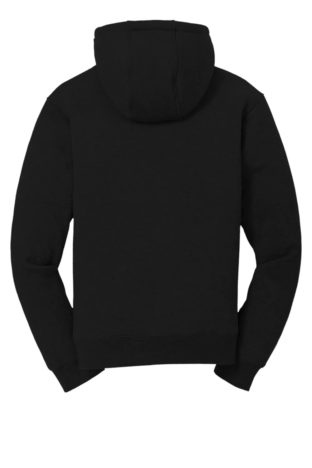 CornerStone Mens Water Resistant Fleece Full Zip Hooded Sweatshirt Hoodie w/ Pockets - Black