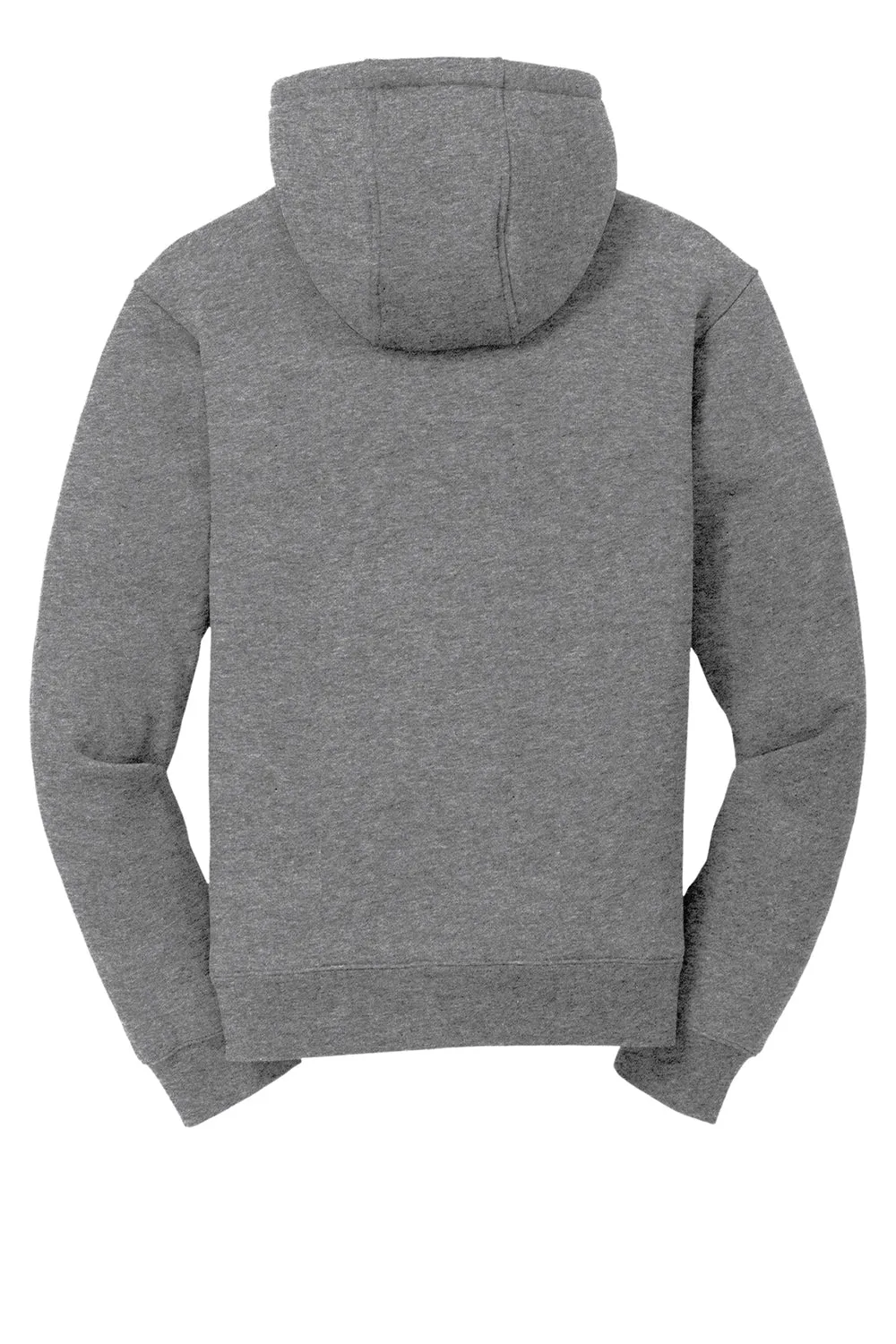 CornerStone Mens Water Resistant Fleece Full Zip Hooded Sweatshirt Hoodie w/ Pockets - Grey