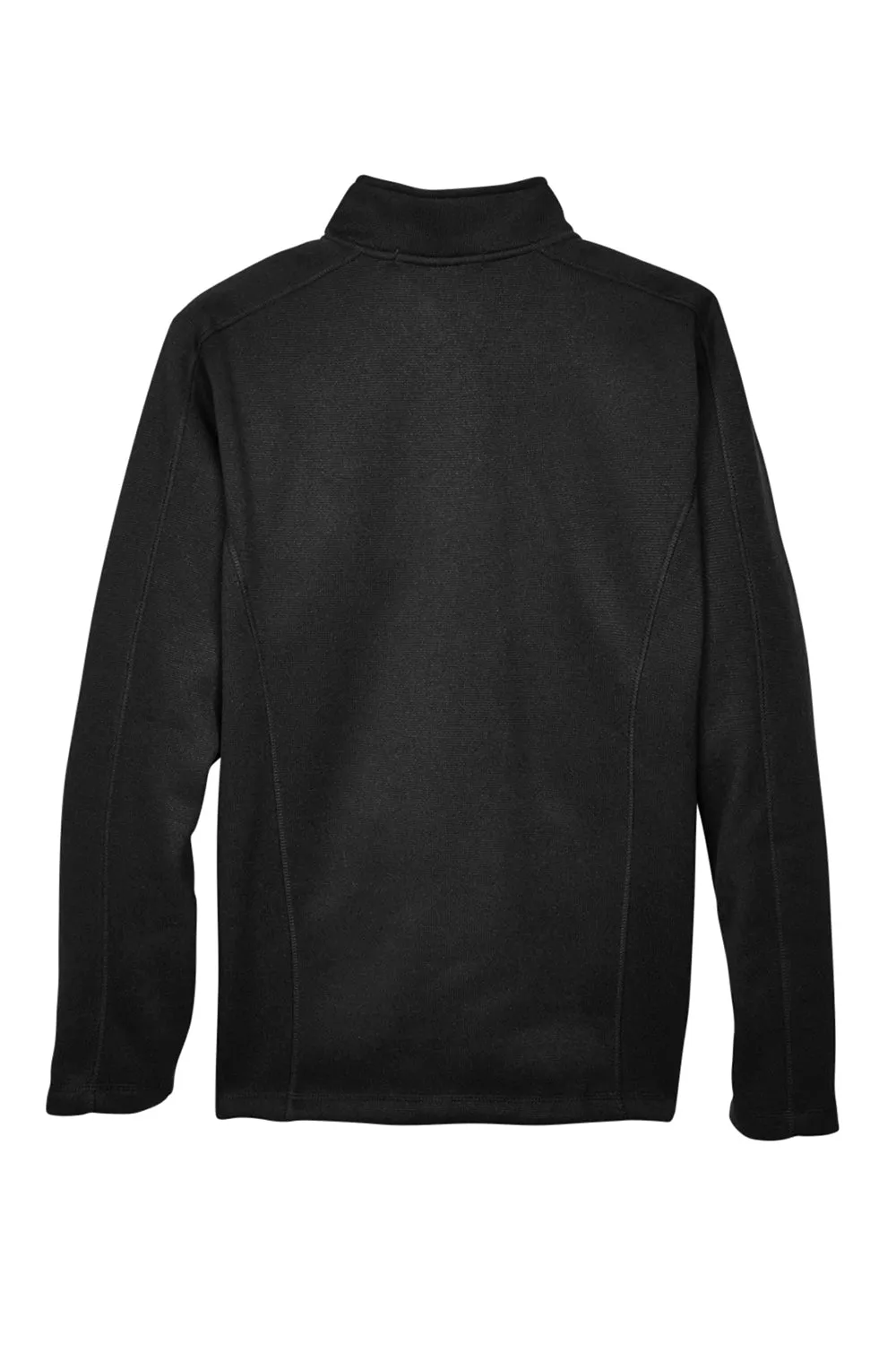 Devon & Jones Mens Bristol Pill Resistant Sweater Fleece Full Zip Jacket - Black