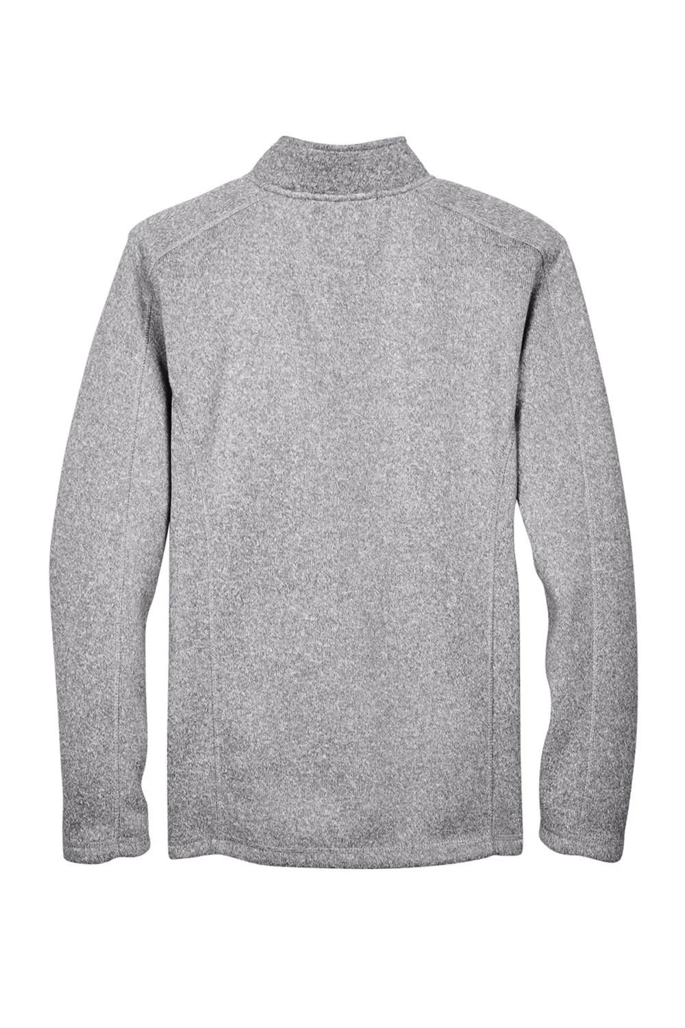Devon & Jones Mens Bristol Pill Resistant Sweater Fleece Full Zip Jacket - Heather Grey