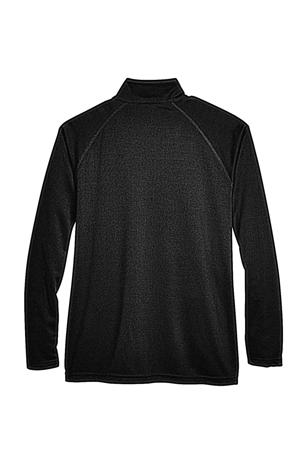 Devon & Jones Mens Compass Stretch Tech Moisture Wicking Full Zip Sweatshirt w/ Pockets - Black