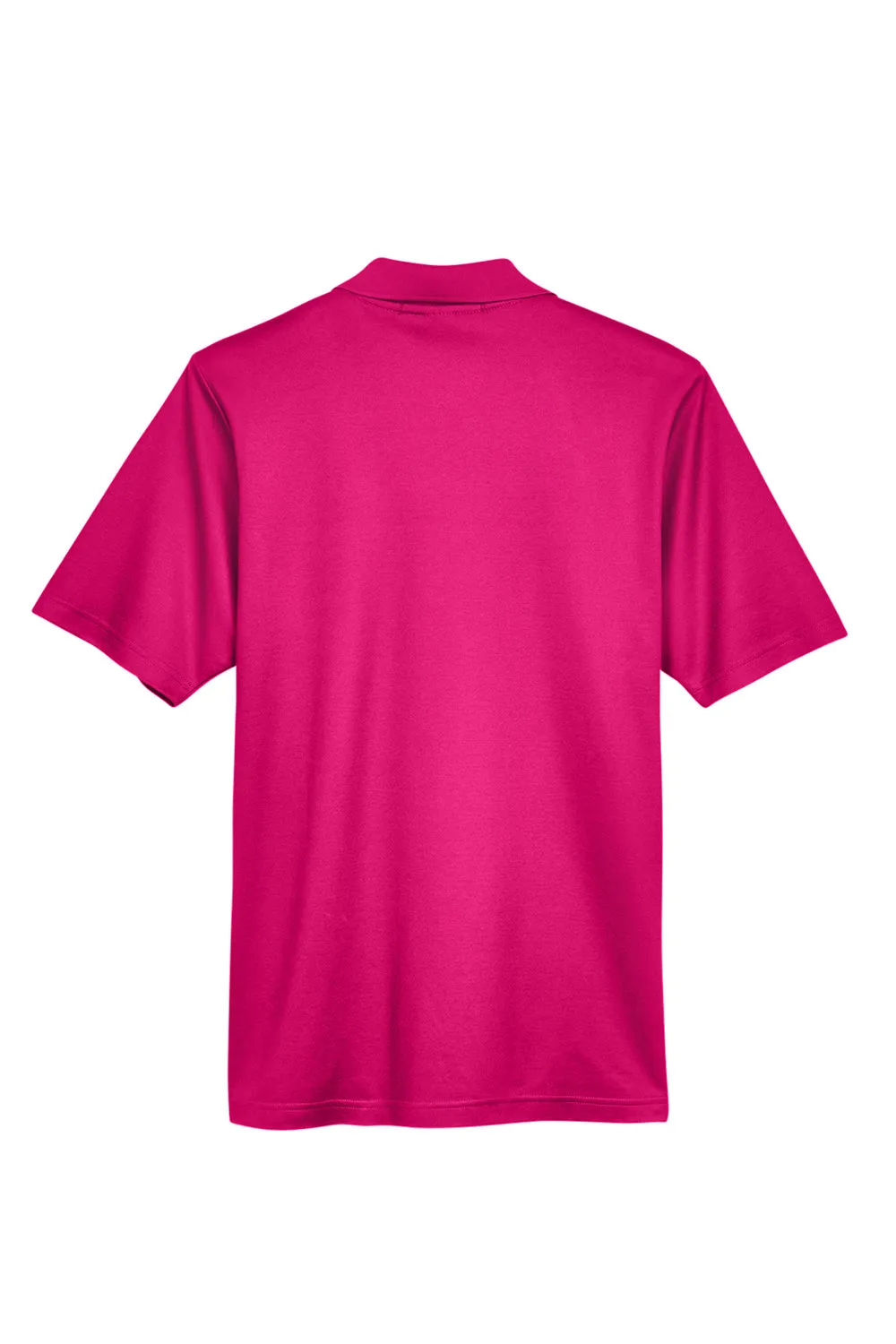 Devon & Jones Mens CrownLux Performance Moisture Wicking Short Sleeve Polo Shirt - Crown Raspberry Pink