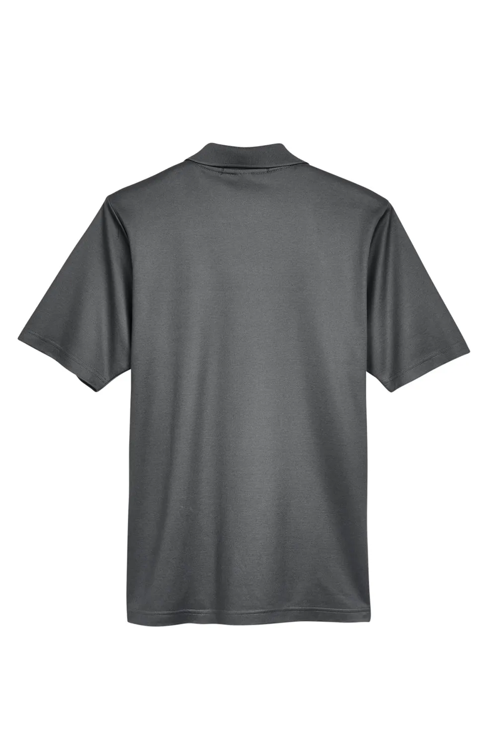 Devon & Jones Mens CrownLux Performance Moisture Wicking Short Sleeve Polo Shirt - Graphite Grey