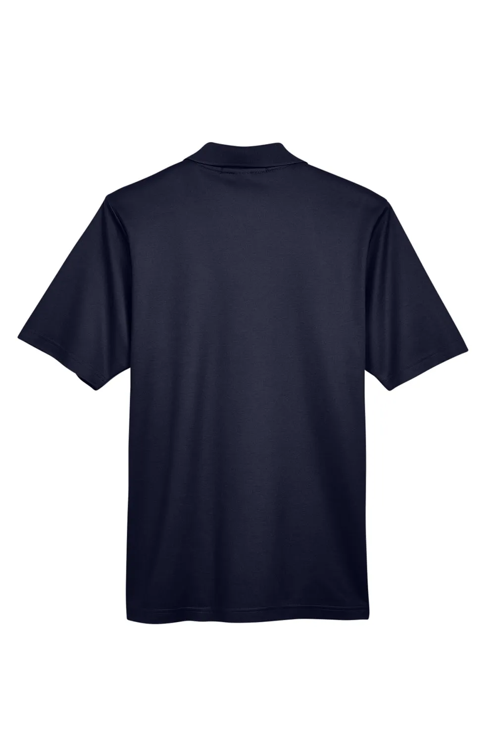 Devon & Jones Mens CrownLux Performance Moisture Wicking Short Sleeve Polo Shirt - Navy Blue