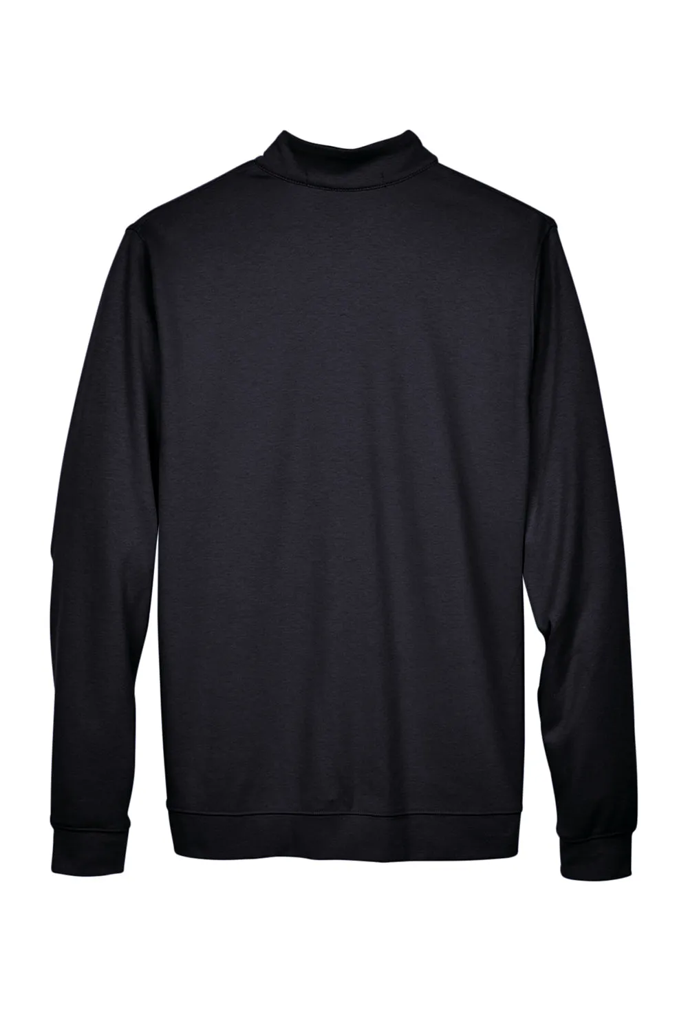 Devon & Jones Mens DryTec20 Performance Moisture Wicking 1/4 Zip Sweatshirt - Black