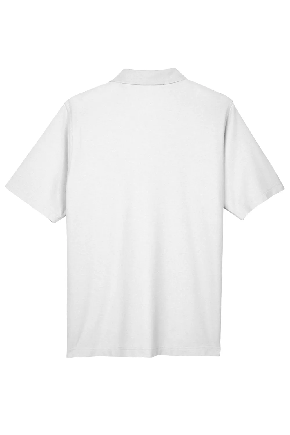 Devon & Jones Mens DryTec20 Performance Moisture Wicking Short Sleeve Polo Shirt - White