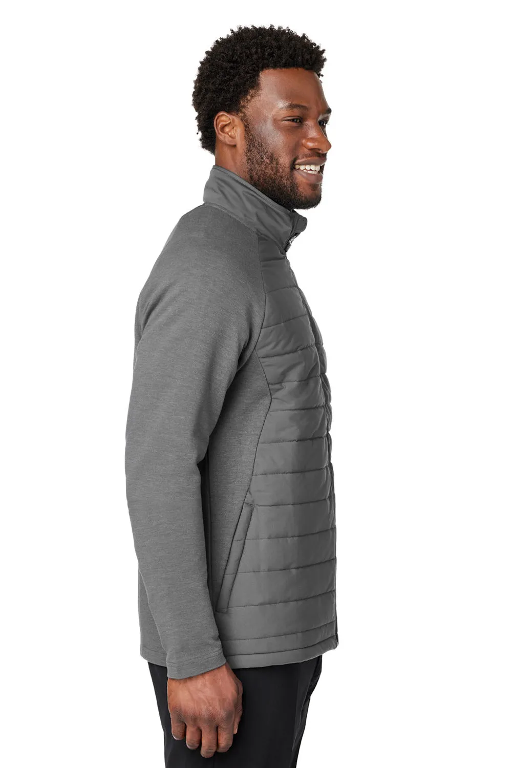 Devon & Jones Mens New Classics Charleston Hybrid Full Zip Jacket - Graphite Grey Melange