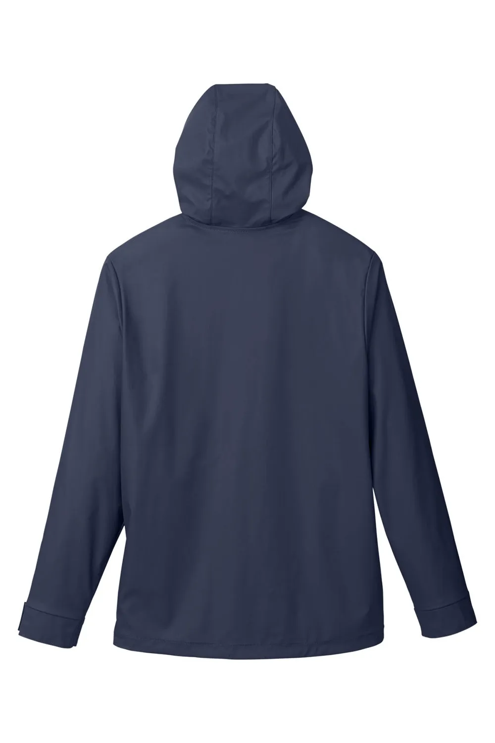 Devon & Jones Mens New Classics Prescott Water Resistant Full Zip Hooded Rain Jacket - Navy Blue