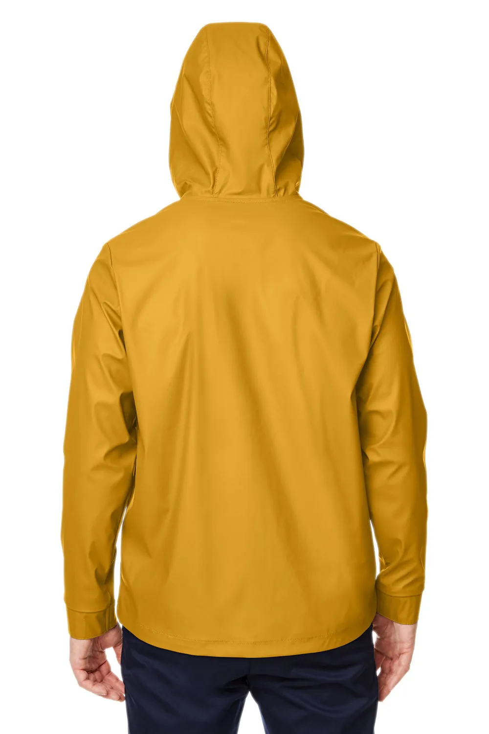 Devon & Jones Mens New Classics Prescott Water Resistant Full Zip Hooded Rain Jacket - Prescott Yellow