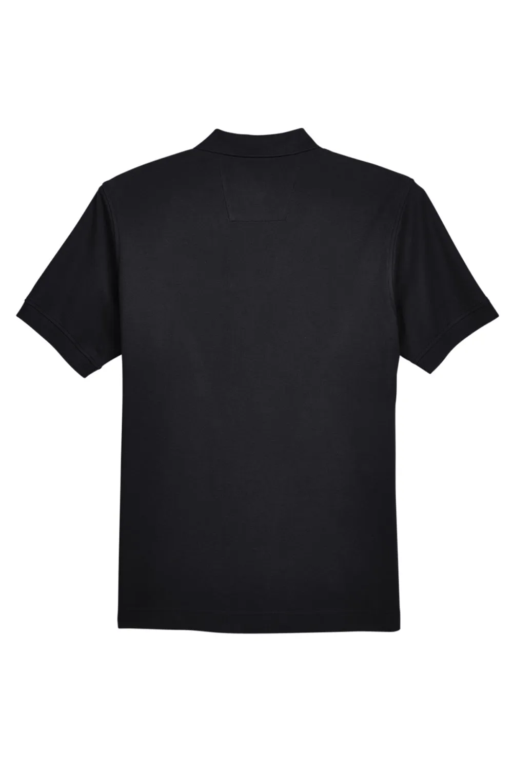 Devon & Jones Mens Short Sleeve Polo Shirt - Black