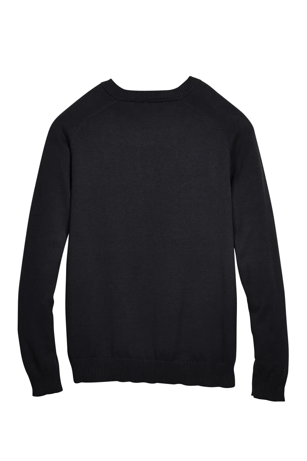 Devon & Jones Mens Wrinkle Resistant V-Neck Sweater - Black - Closeout