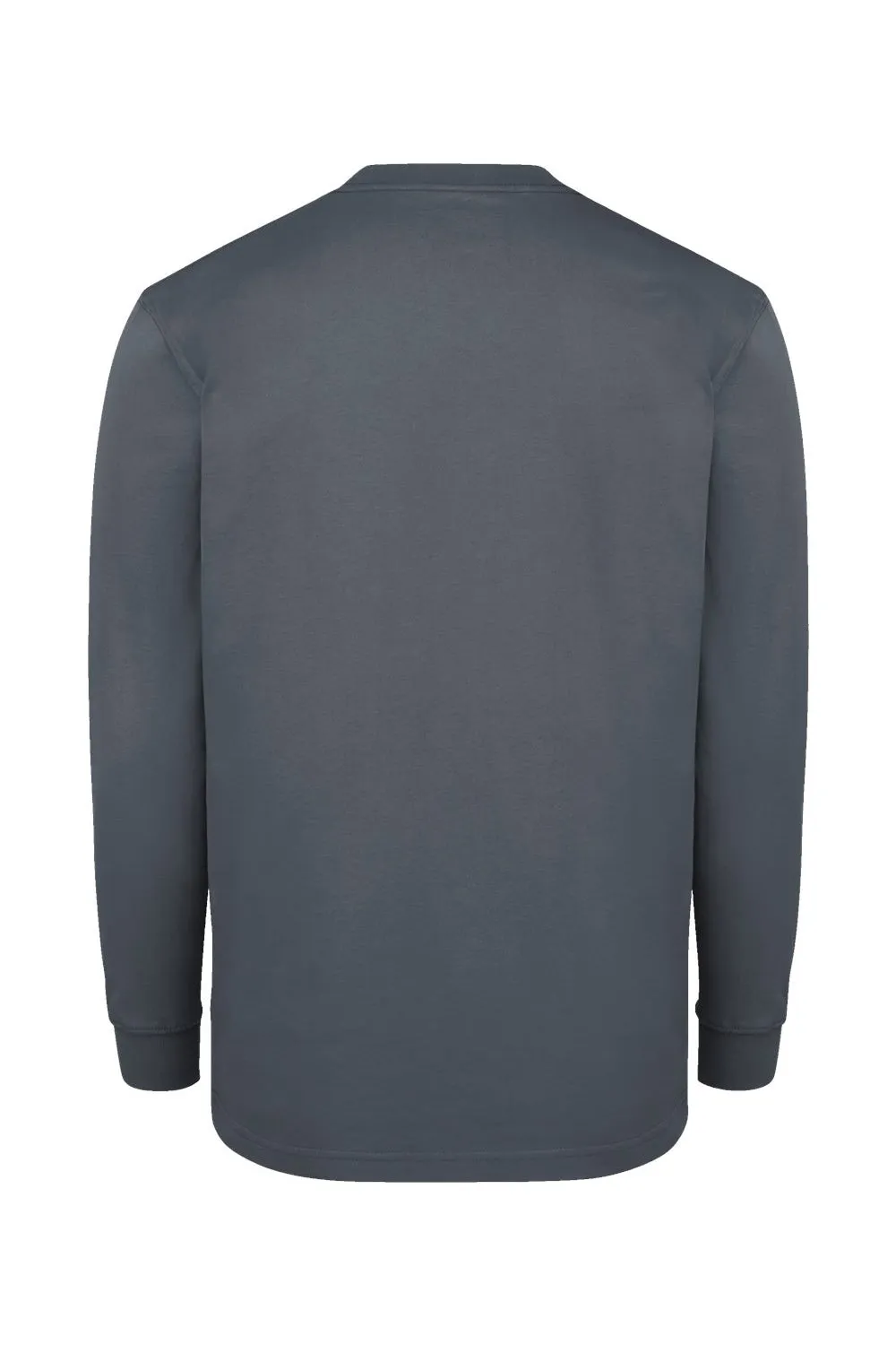 Dickies Mens Long Sleeve Crewneck T-Shirt w/ Pocket - Charcoal Grey