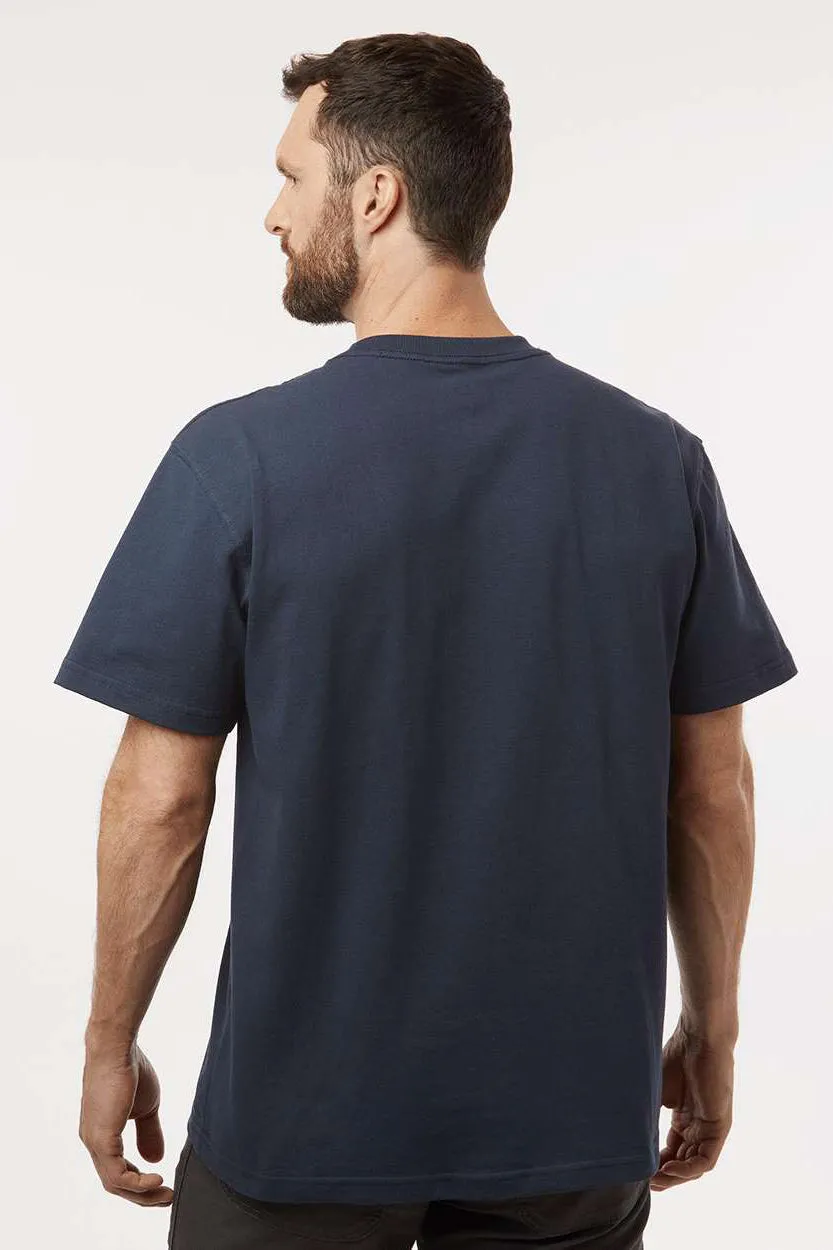 Dickies Mens Traditional Short Sleeve Crewneck T-Shirt w/ Pocket - Dark Navy Blue