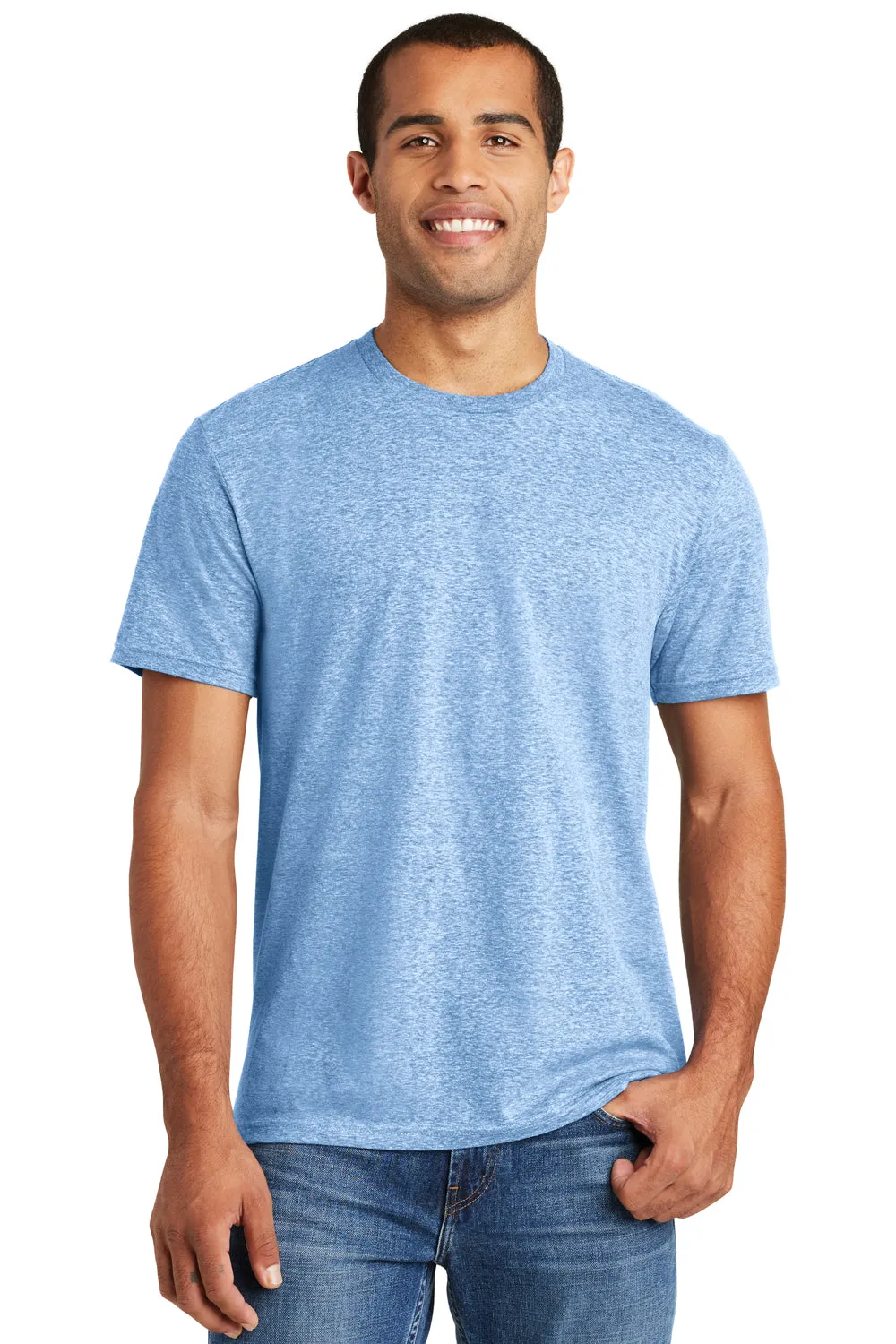 District Mens Astro Short Sleeve Crewneck T-Shirt - Royal Blue - Closeout