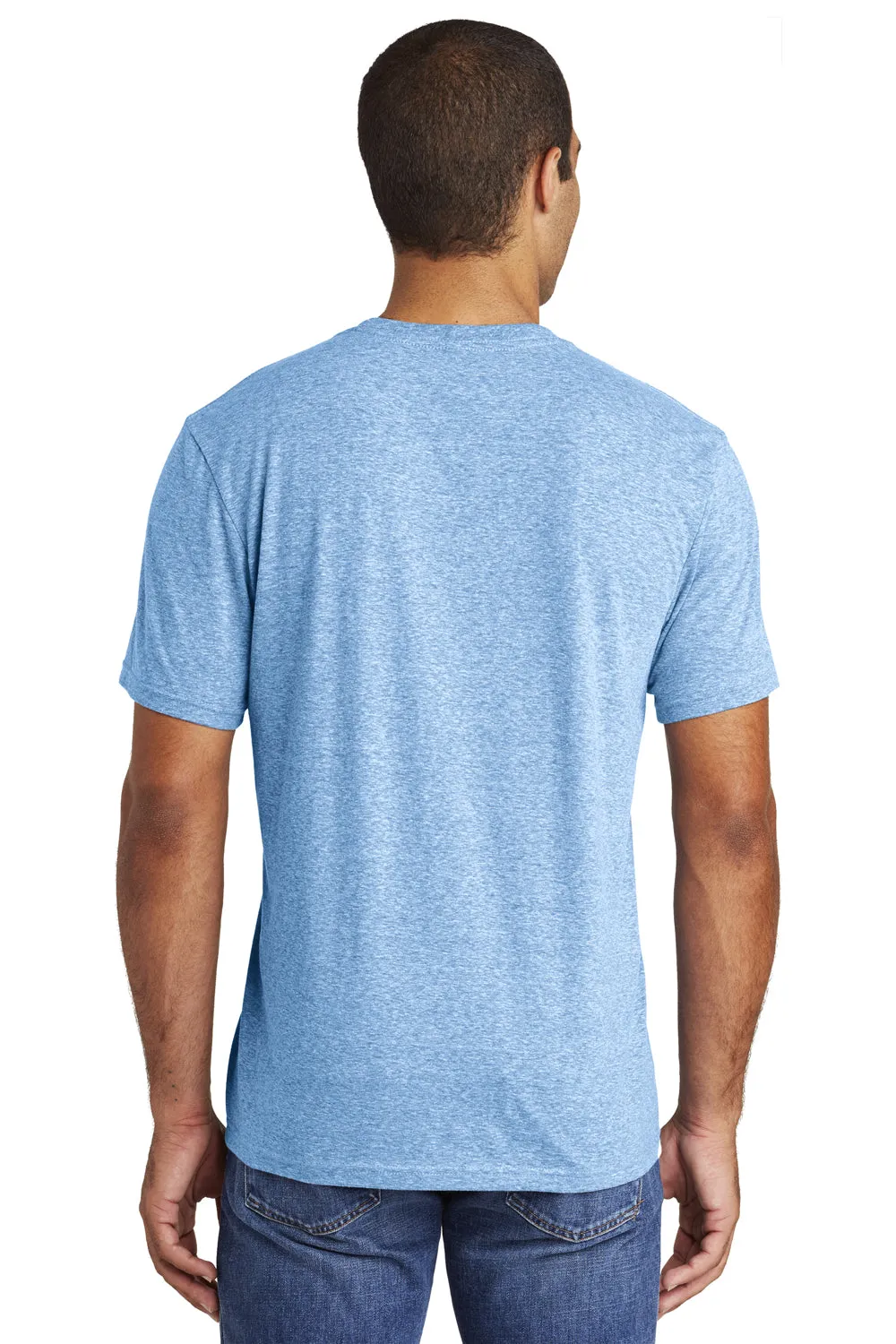 District Mens Astro Short Sleeve Crewneck T-Shirt - Royal Blue - Closeout