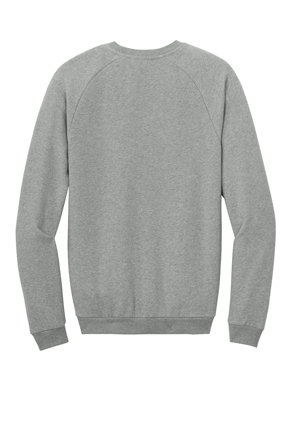 District Mens Cloud Fleece Crewneck Sweatshirt - Heather Steel Grey