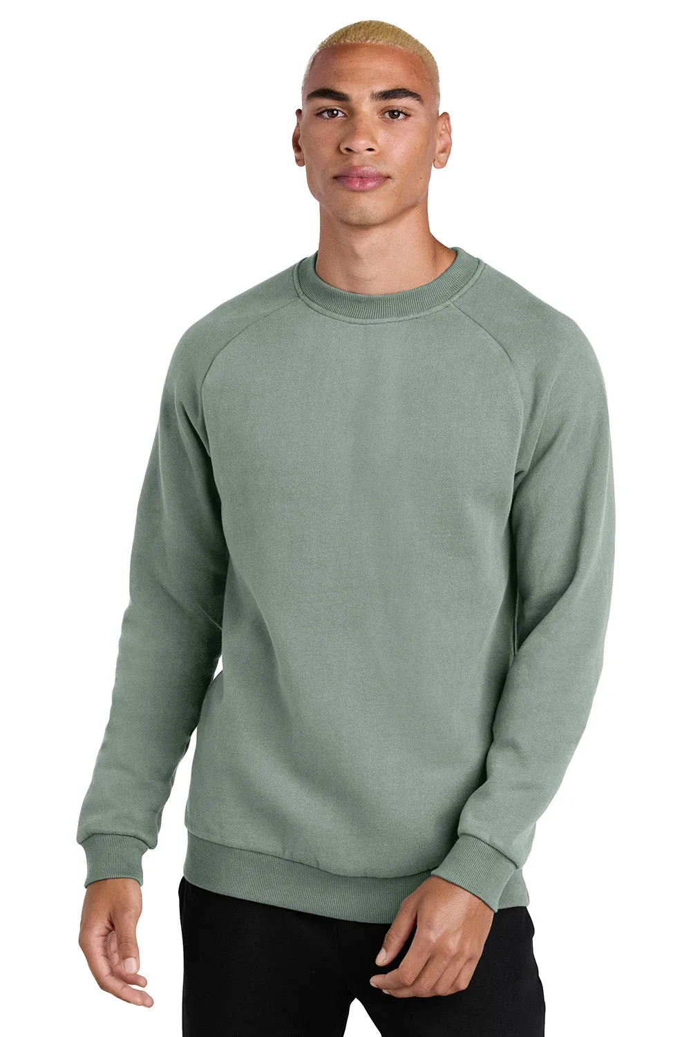 District Mens Cloud Fleece Crewneck Sweatshirt - Slate Green