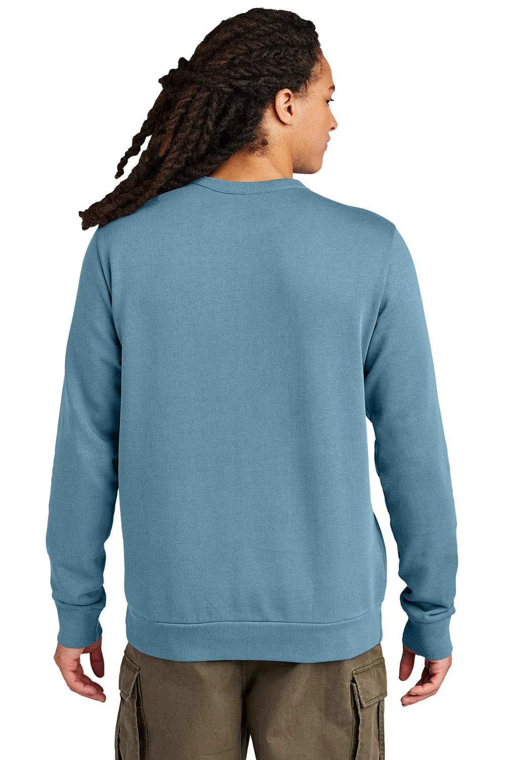 District Mens District Wash Fleece Crewneck Sweatshirt - Dusk Blue