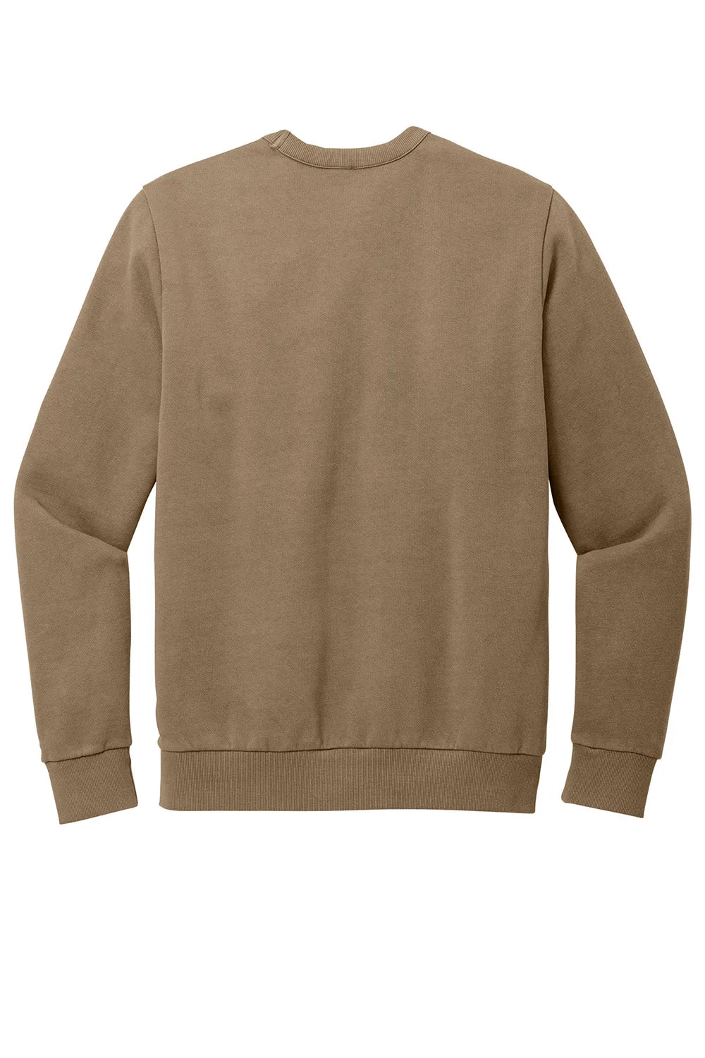 District Mens District Wash Fleece Crewneck Sweatshirt - Mushroom Brown