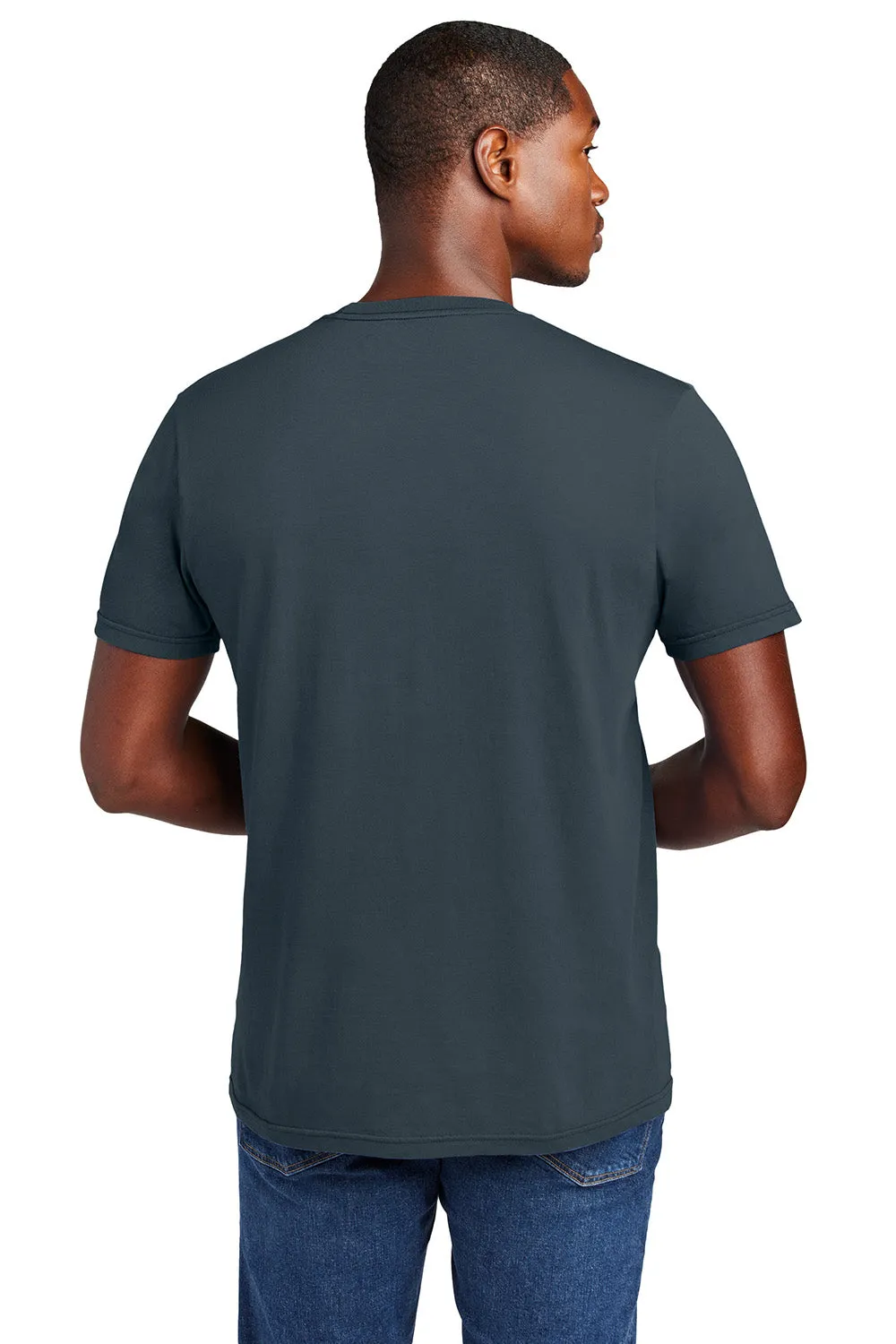 District Mens District Wash Short Sleeve Crewneck T-Shirt - Deep Steel Blue
