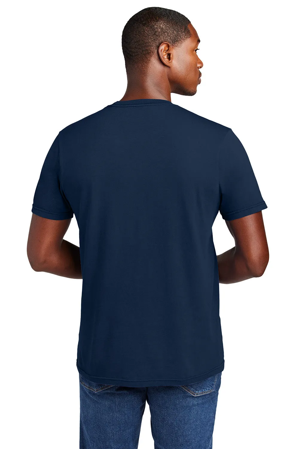 District Mens District Wash Short Sleeve Crewneck T-Shirt - True Navy Blue