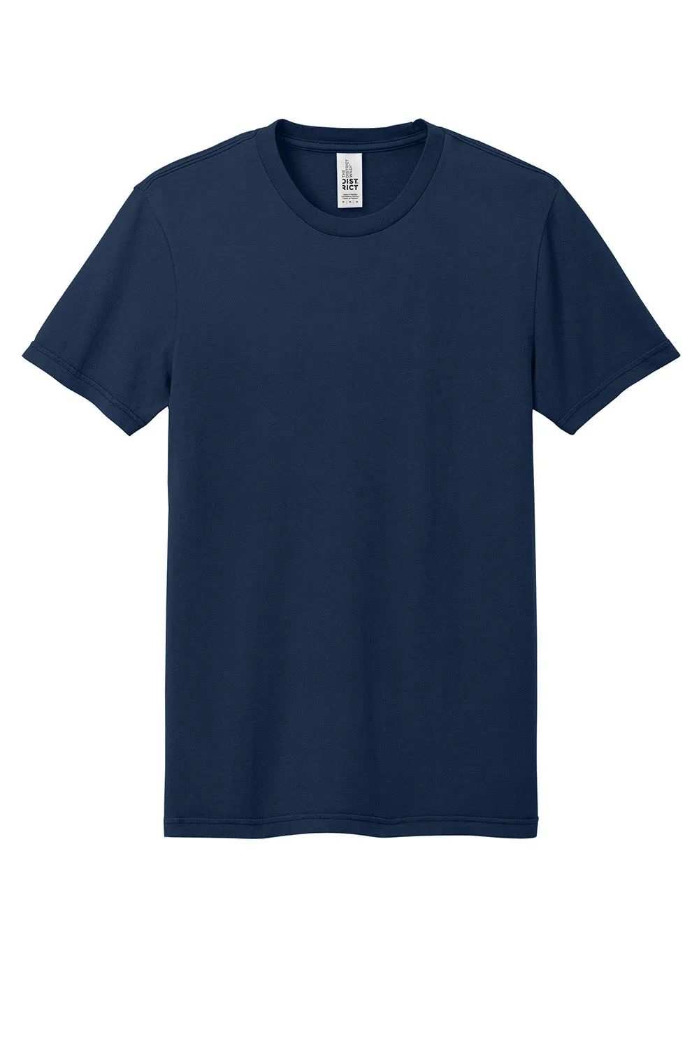 District Mens District Wash Short Sleeve Crewneck T-Shirt - True Navy Blue
