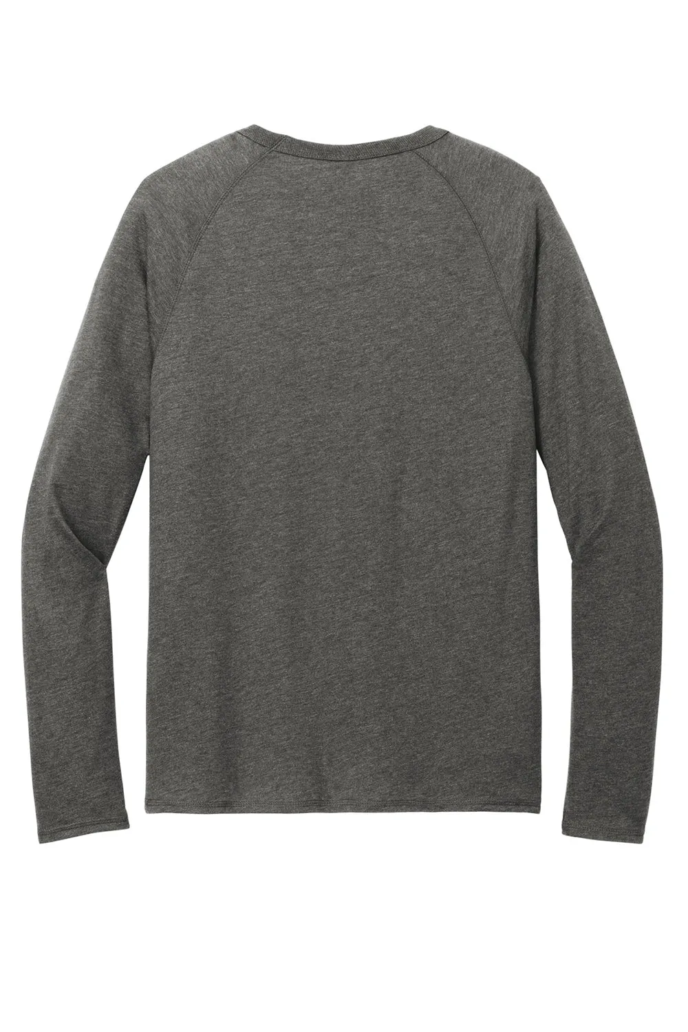District Mens French Terry Crewneck Sweatshirt - Washed Coal Grey