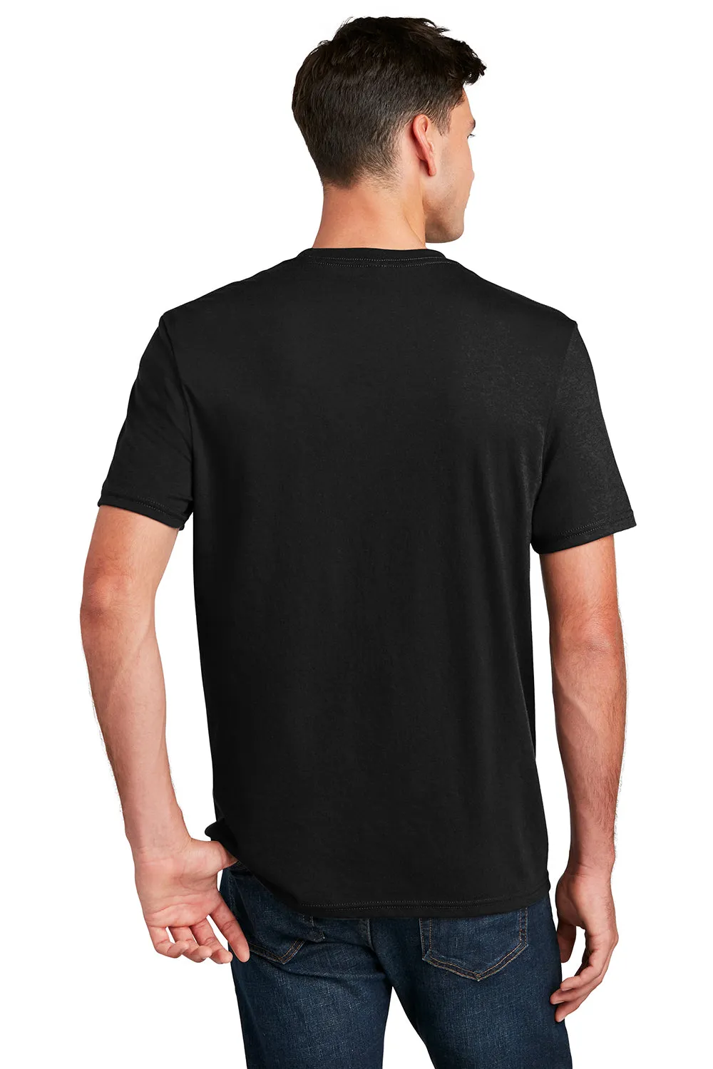 District Mens Perfect Blend Short Sleeve Crewneck T-Shirt - Black