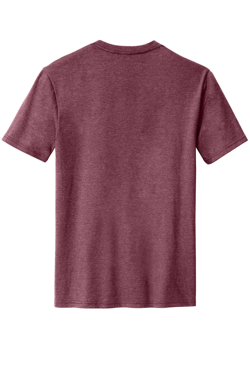 District Mens Perfect Blend Short Sleeve Crewneck T-Shirt - Heather Cardinal Red