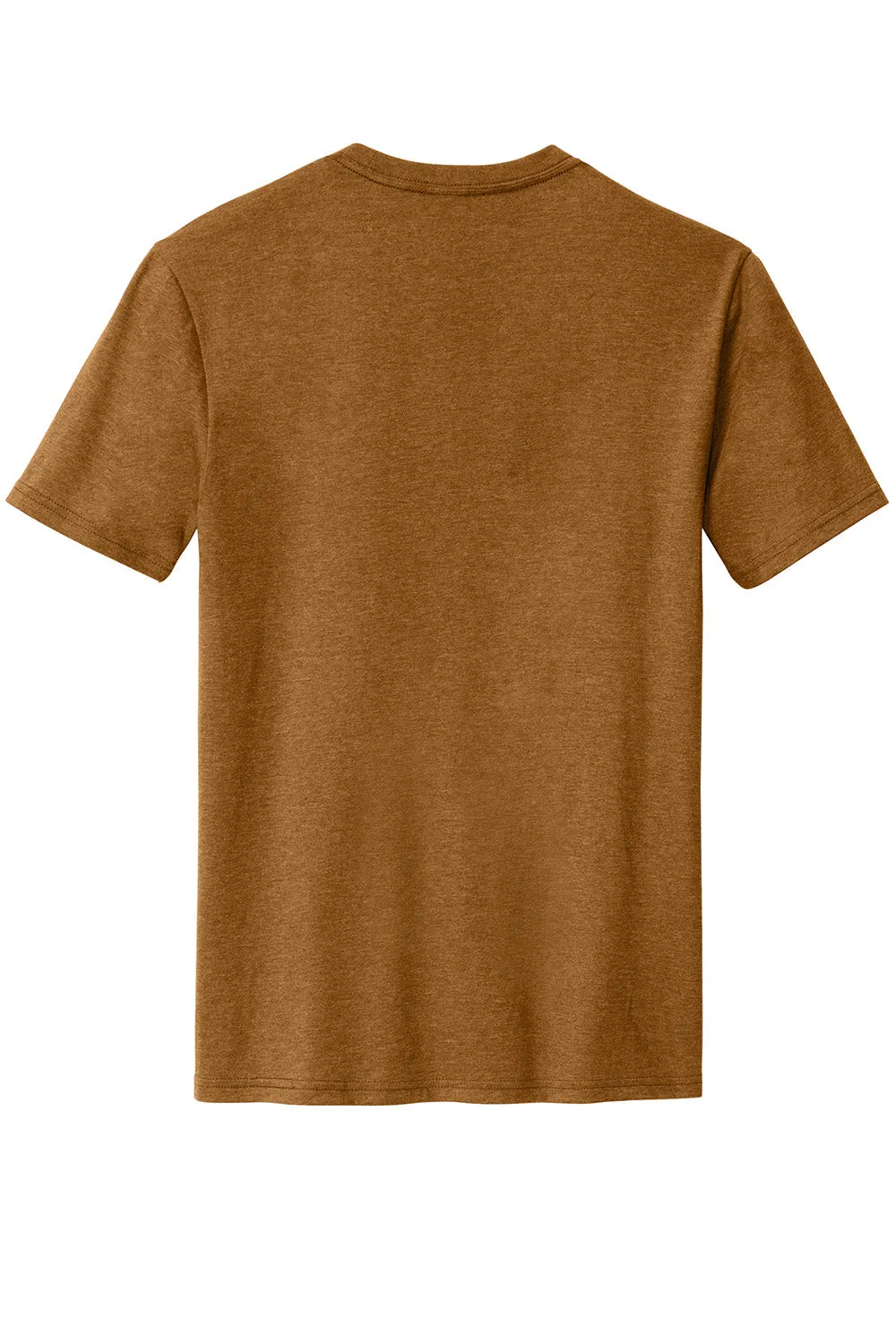 District Mens Perfect Blend Short Sleeve Crewneck T-Shirt - Heather Duck Brown