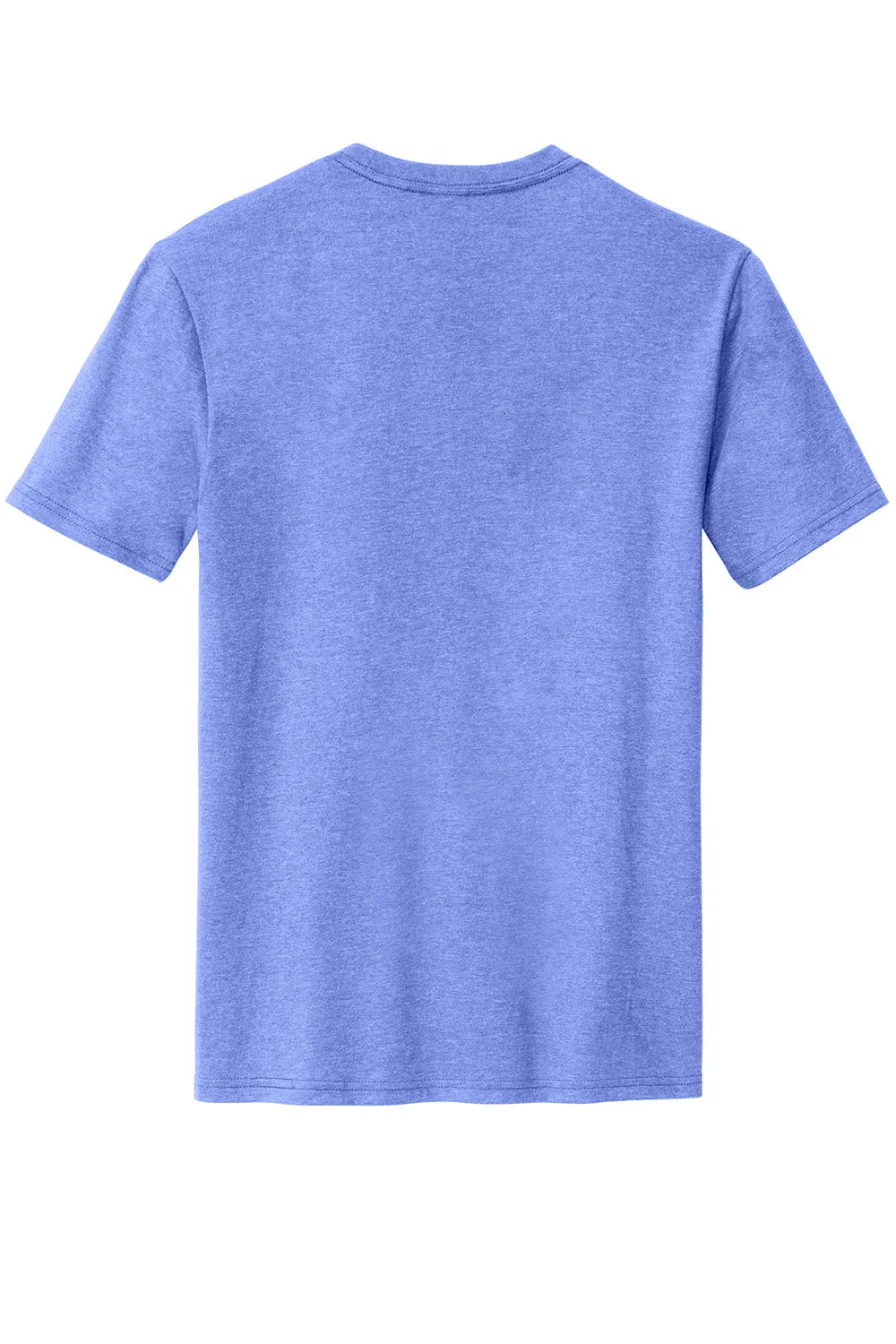 District Mens Perfect Blend Short Sleeve Crewneck T-Shirt - Heather Electric Purple